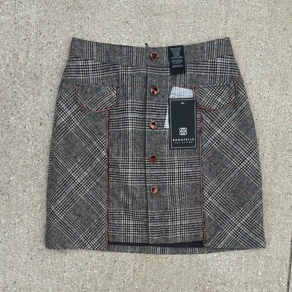 bagatelle Dresses & Skirts - Bagatelle Women's Black and White Checkered Pencil Skirt XS NWT